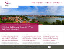 Tablet Screenshot of ceceurope.org